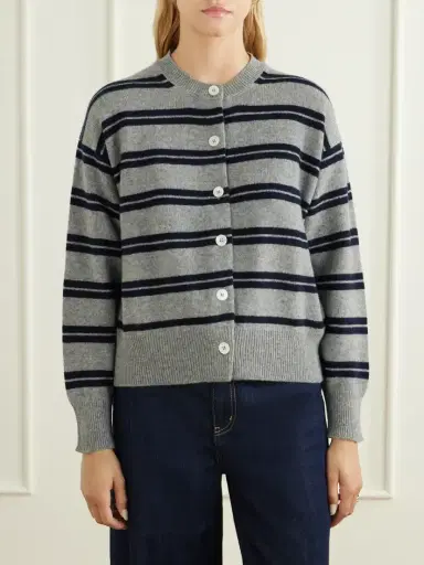 Daughter Ada Striped Wool Cardigan | Thumbnail 3 Daughter Ada Striped Wool Cardigan | Thumbnail 3