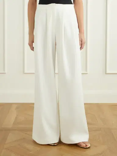ANDRES OTALORA Pleated Drill Wide-leg Pants | Thumbnail 3 ANDRES OTALORA Pleated Drill Wide-leg Pants | Thumbnail 3