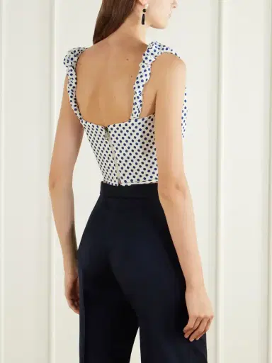 Vivienne Westwood Sunday Polka-dot Poplin Corset Top | Thumbnail 3 Vivienne Westwood Sunday Polka-dot Poplin Corset Top | Thumbnail 3