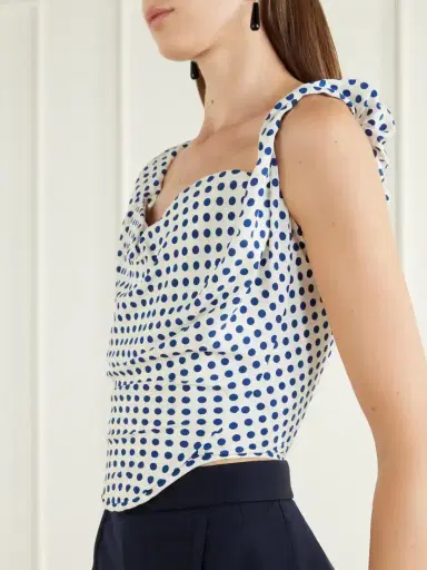Vivienne Westwood Sunday Polka-dot Poplin Corset Top | Thumbnail 4 Vivienne Westwood Sunday Polka-dot Poplin Corset Top | Thumbnail 4