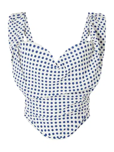 Vivienne Westwood Sunday Polka-dot Poplin Corset Top | Thumbnail 1 Vivienne Westwood Sunday Polka-dot Poplin Corset Top | Thumbnail 1