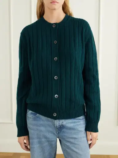 Daughter Rooney Ribbed Wool Cardigan | Thumbnail 3 Daughter Rooney Ribbed Wool Cardigan | Thumbnail 3