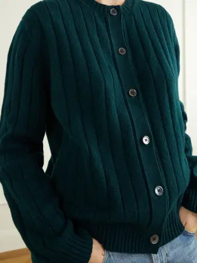 Daughter Rooney Ribbed Wool Cardigan | Thumbnail 5 Daughter Rooney Ribbed Wool Cardigan | Thumbnail 5