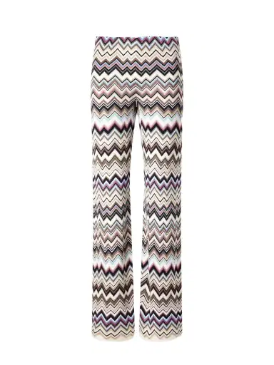 Missoni Striped Crochet-knit Straight-leg Pants | Thumbnail 1 Missoni Striped Crochet-knit Straight-leg Pants | Thumbnail 1