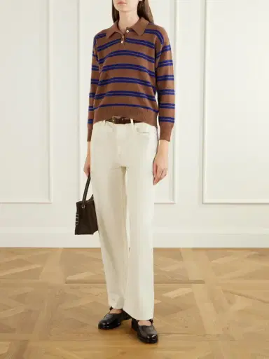 Daughter Edith Striped Wool Polo Sweater | Thumbnail 2 Daughter Edith Striped Wool Polo Sweater | Thumbnail 2