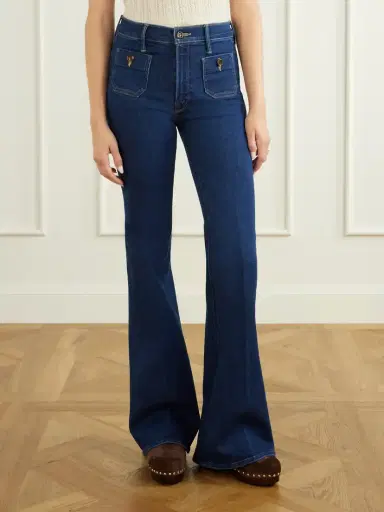 Mother The Patch Pocket Doozy Flared Jeans | Thumbnail 3 Mother The Patch Pocket Doozy Flared Jeans | Thumbnail 3