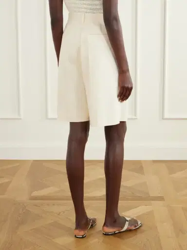 Anine Bing Bryson Canvas Knee-lenght Shorts | Thumbnail 4 Anine Bing Bryson Canvas Knee-lenght Shorts | Thumbnail 4