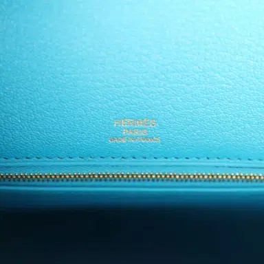 HERMÈS Pre-owned Hermes Casaque Birkin Sellier 30 Black and Bleu Indigo Epsom Gold Hardware | Thumbnail 7 HERMÈS Pre-owned Hermes Casaque Birkin Sellier 30 Black and Bleu Indigo Epsom Gold Hardware | Thumbnail 7