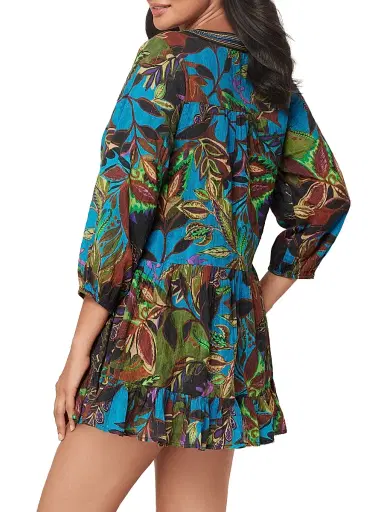 Miraclesuit Women's Amazonia Beach Dress - Blue Multi | Thumbnail 3 Miraclesuit Women's Amazonia Beach Dress - Blue Multi | Thumbnail 3