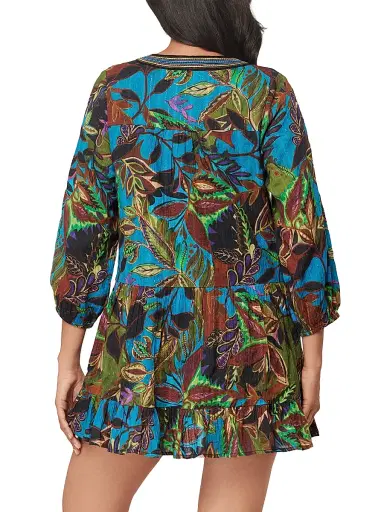 Miraclesuit Women's Amazonia Beach Dress - Blue Multi | Thumbnail 4 Miraclesuit Women's Amazonia Beach Dress - Blue Multi | Thumbnail 4