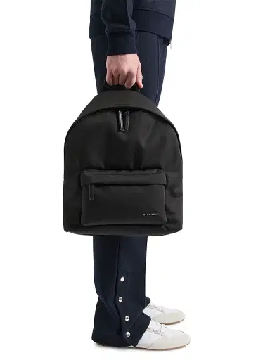 Givenchy Men's Essential U Backpack in Nylon - Black | Thumbnail 2 Givenchy Men's Essential U Backpack in Nylon - Black | Thumbnail 2