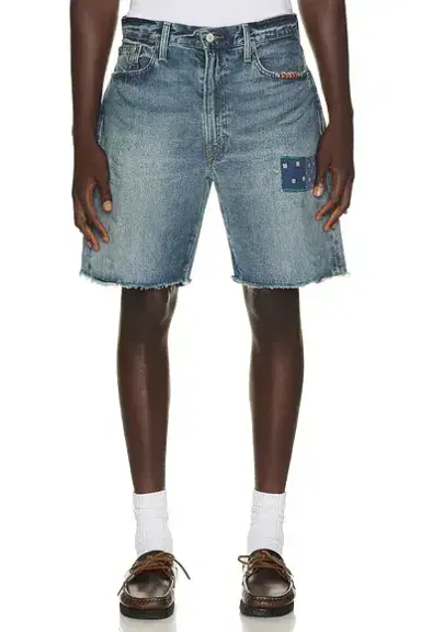 Polo Ralph Lauren Novelty Repair Denim Jean Short | Thumbnail 1 Polo Ralph Lauren Novelty Repair Denim Jean Short | Thumbnail 1