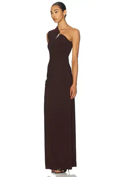 Grace Ling Claw One Shoulder Maxi Dress | Thumbnail 3 Grace Ling Claw One Shoulder Maxi Dress | Thumbnail 3