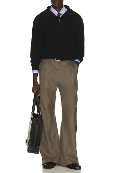 Saint Laurent Zip Neck Sweater | Thumbnail 3 Saint Laurent Zip Neck Sweater | Thumbnail 3