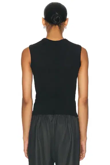 Enza Costa Supima Cotton New Classic Sleeveless Tee | Thumbnail 3 Enza Costa Supima Cotton New Classic Sleeveless Tee | Thumbnail 3