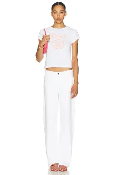 Sporty & Rich x Juicy Couture Emblem Essentials Tee | Thumbnail 4 Sporty & Rich x Juicy Couture Emblem Essentials Tee | Thumbnail 4