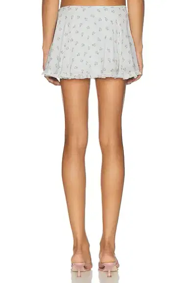 Mirror Palais Blueberry Buttercream Mini Skirt | Thumbnail 4 Mirror Palais Blueberry Buttercream Mini Skirt | Thumbnail 4