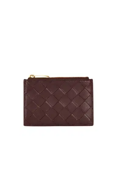 Bottega Veneta Intrecciato Zipped Card Case | Thumbnail 1 Bottega Veneta Intrecciato Zipped Card Case | Thumbnail 1
