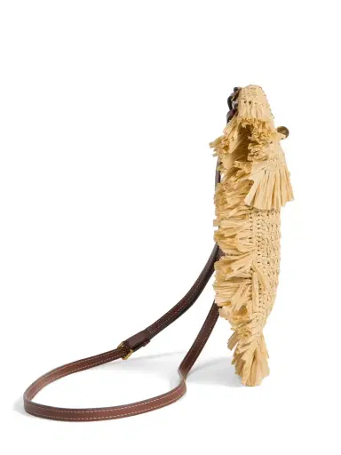 Anya Hindmarch Raffia Crossbody Phone Pouch | Thumbnail 3 Anya Hindmarch Raffia Crossbody Phone Pouch | Thumbnail 3