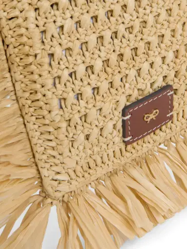 Anya Hindmarch Raffia Crossbody Phone Pouch | Thumbnail 5 Anya Hindmarch Raffia Crossbody Phone Pouch | Thumbnail 5