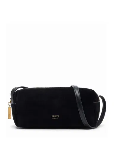 Khaite Suede Mini Kye Crossbody Bag | Thumbnail 1 Khaite Suede Mini Kye Crossbody Bag | Thumbnail 1