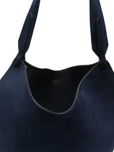 Khaite Suede Mini Lotus Tote | Thumbnail 4 Khaite Suede Mini Lotus Tote | Thumbnail 4