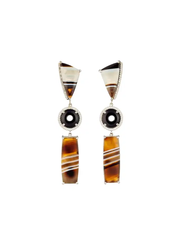 Tuxedo Agate Earrings Tuxedo Agate Earrings