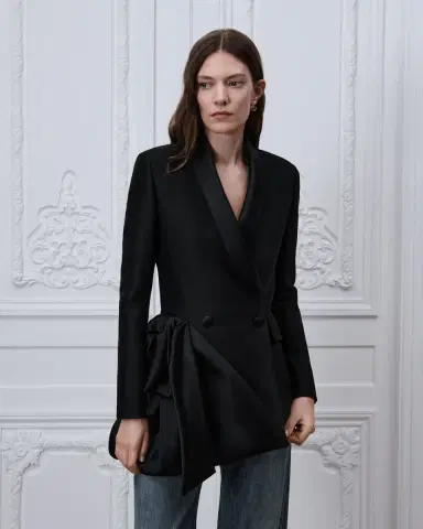 Dior Asymmetrical Fitted Jacket | Thumbnail 3 Dior Asymmetrical Fitted Jacket | Thumbnail 3