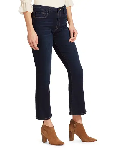 FRAME Women's Le Crop Mid-Rise Stretch Boot-Cut Jeans - Cabana | Thumbnail 4 FRAME Women's Le Crop Mid-Rise Stretch Boot-Cut Jeans - Cabana | Thumbnail 4