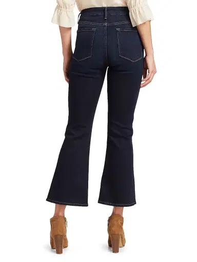 FRAME Women's Le Crop Mid-Rise Stretch Boot-Cut Jeans - Cabana | Thumbnail 5 FRAME Women's Le Crop Mid-Rise Stretch Boot-Cut Jeans - Cabana | Thumbnail 5