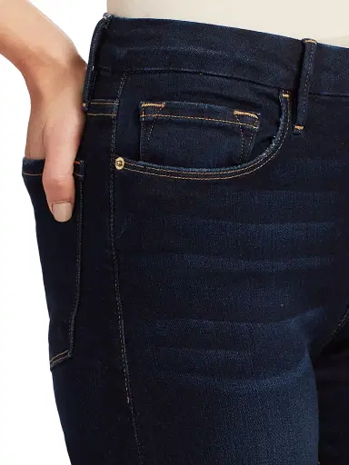 FRAME Women's Le Crop Mid-Rise Stretch Boot-Cut Jeans - Cabana | Thumbnail 6 FRAME Women's Le Crop Mid-Rise Stretch Boot-Cut Jeans - Cabana | Thumbnail 6