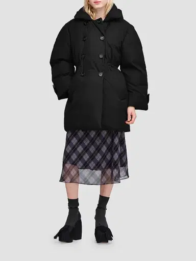 Marc Jacobs Women's Puffer Hooded Peacoat | Thumbnail 2 Marc Jacobs Women's Puffer Hooded Peacoat | Thumbnail 2