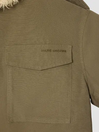 Marc Jacobs Women's Crop Cargo Parka - Utility Khaki | Thumbnail 5 Marc Jacobs Women's Crop Cargo Parka - Utility Khaki | Thumbnail 5