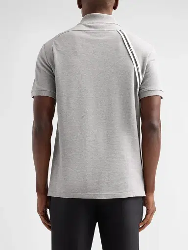 Alexander McQueen Men's Harness Cotton Polo Shirt | Thumbnail 3 Alexander McQueen Men's Harness Cotton Polo Shirt | Thumbnail 3