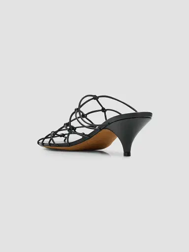 Ulla Johnson Women's Colette 50MM Knotted Kitten-Heel Mules | Thumbnail 4 Ulla Johnson Women's Colette 50MM Knotted Kitten-Heel Mules | Thumbnail 4