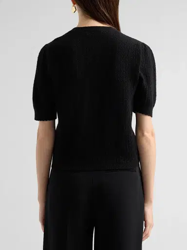 Frame Women's The Gathered Honeycomb Sweater | Thumbnail 3 Frame Women's The Gathered Honeycomb Sweater | Thumbnail 3
