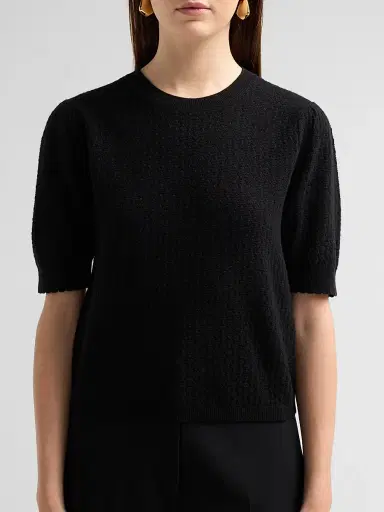 Frame Women's The Gathered Honeycomb Sweater | Thumbnail 5 Frame Women's The Gathered Honeycomb Sweater | Thumbnail 5