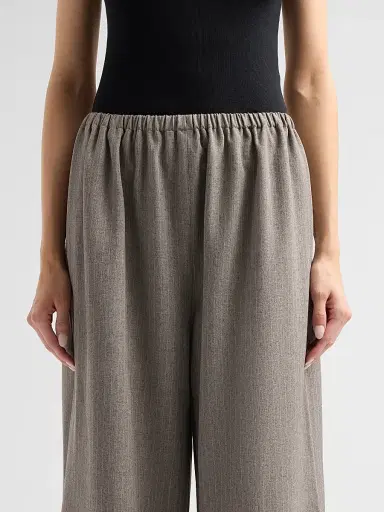 Ronny Kobo Women's Moni Wide-Leg Pants - Grey Stripe | Thumbnail 5 Ronny Kobo Women's Moni Wide-Leg Pants - Grey Stripe | Thumbnail 5