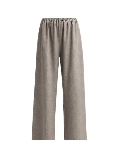 Ronny Kobo Women's Moni Wide-Leg Pants - Grey Stripe | Thumbnail 1 Ronny Kobo Women's Moni Wide-Leg Pants - Grey Stripe | Thumbnail 1