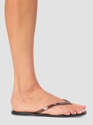 Black Suede Studio Women's Crystal Snake PVC Flip Flops - Brown - Size 11 | Thumbnail 5 Black Suede Studio Women's Crystal Snake PVC Flip Flops - Brown - Size 11 | Thumbnail 5