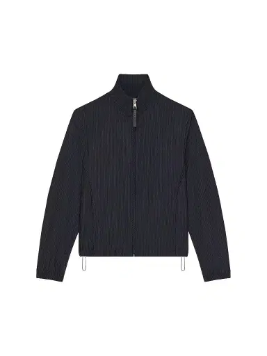 Givenchy Men's Striped Blouson Jacket in Wool - Navy | Thumbnail 1 Givenchy Men's Striped Blouson Jacket in Wool - Navy | Thumbnail 1