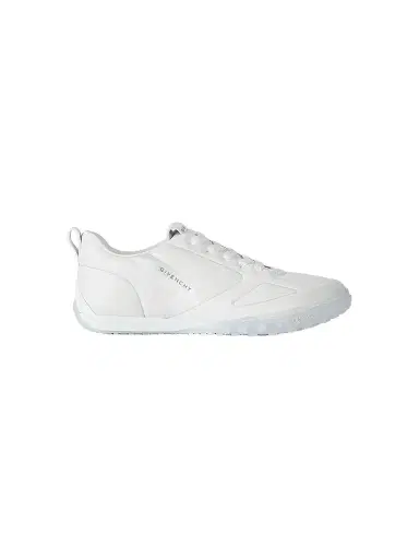Givenchy Men's Glide Sneakers in Leather - White Grey - Size 13 | Thumbnail 1 Givenchy Men's Glide Sneakers in Leather - White Grey - Size 13 | Thumbnail 1