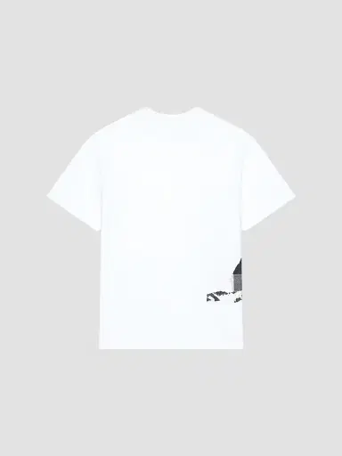 Givenchy Men's T-Shirt in Cotton with Ripped Paper Print - White | Thumbnail 3 Givenchy Men's T-Shirt in Cotton with Ripped Paper Print - White | Thumbnail 3