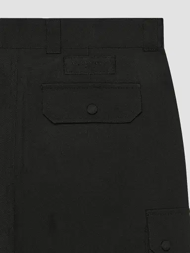 Givenchy Men's Cargo Pants in Cotton - Black | Thumbnail 5 Givenchy Men's Cargo Pants in Cotton - Black | Thumbnail 5