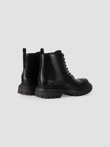 Givenchy Men's Cargo Boots in Leather - Black | Thumbnail 4 Givenchy Men's Cargo Boots in Leather - Black | Thumbnail 4