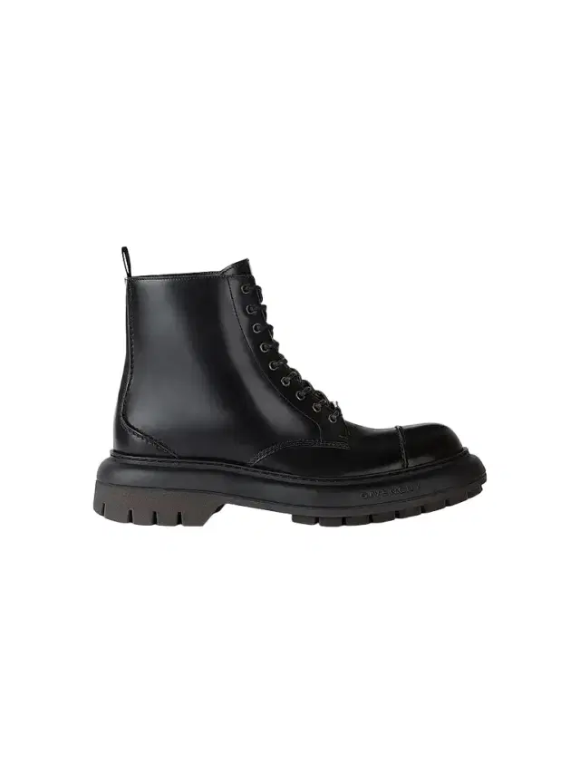 Men's Cargo Boots in Leather - Black Men's Cargo Boots in Leather - Black