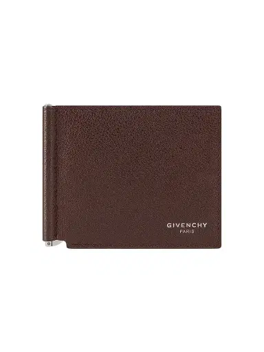 Givenchy Men's Wallet in Grained Leather with Clip | Thumbnail 1 Givenchy Men's Wallet in Grained Leather with Clip | Thumbnail 1