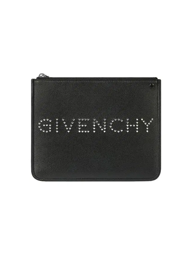 Men's Cargo Pouch in Leather with Studs - Black Men's Cargo Pouch in Leather with Studs - Black