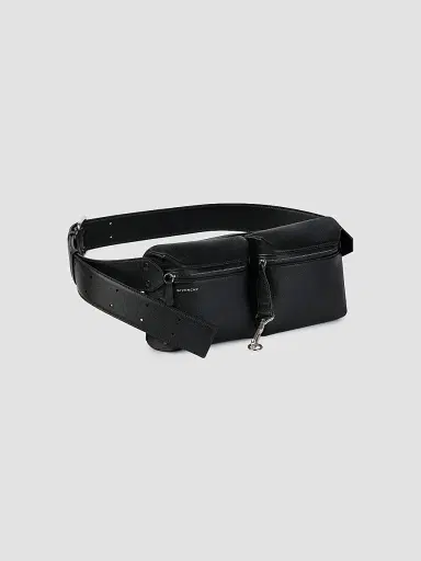 Givenchy Men's Cargo Belt Bag in Leather with Studs - Black | Thumbnail 3 Givenchy Men's Cargo Belt Bag in Leather with Studs - Black | Thumbnail 3