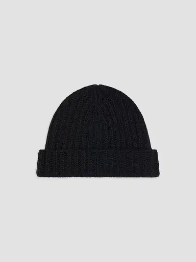Givenchy Men's Beanie in Wool with Pin - Black | Thumbnail 2 Givenchy Men's Beanie in Wool with Pin - Black | Thumbnail 2